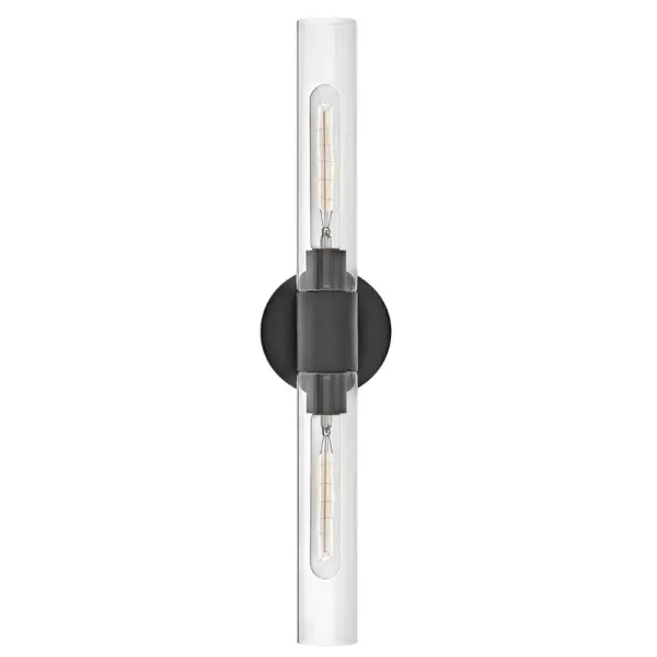 Shea Large Two Light Vanity in Black - Image 7
