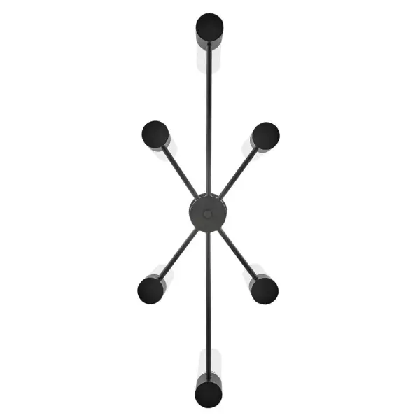 Shea Small Linear Chandelier in Black - Image 6