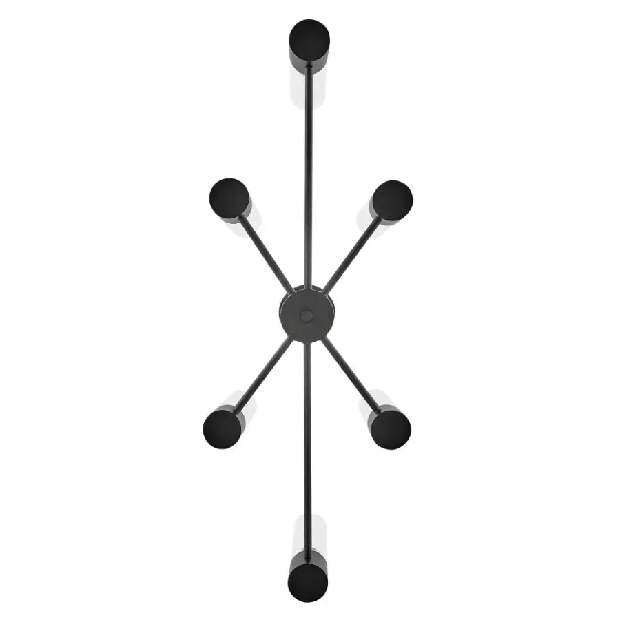 Shea Small Linear Chandelier in Black - Image 6