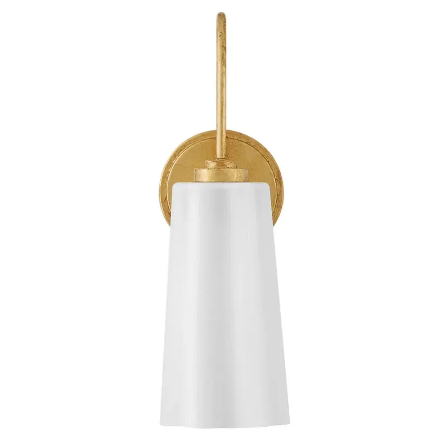 Honey Single Light Vanity in Distressed Brass - Image 3