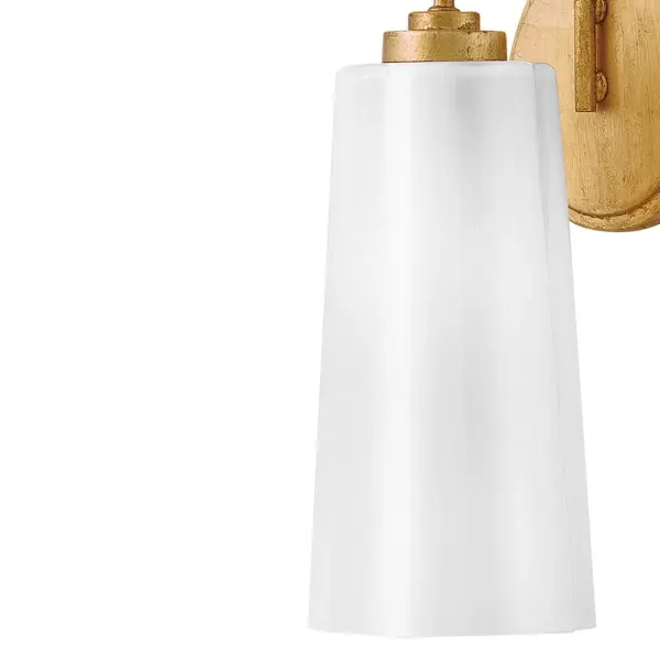 Honey Single Light Vanity in Distressed Brass - Image 6