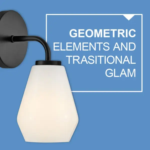 Gio Small Two Light Vanity in Black - Image 7