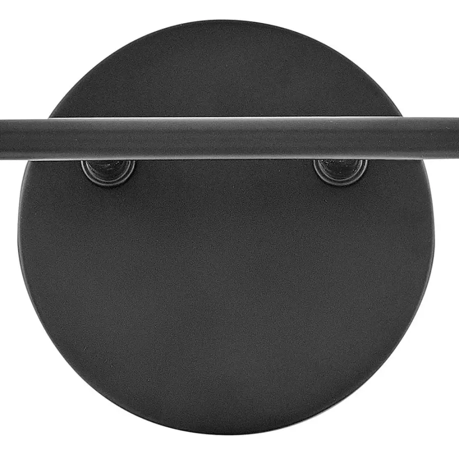 Gio Small Two Light Vanity in Black - Image 8