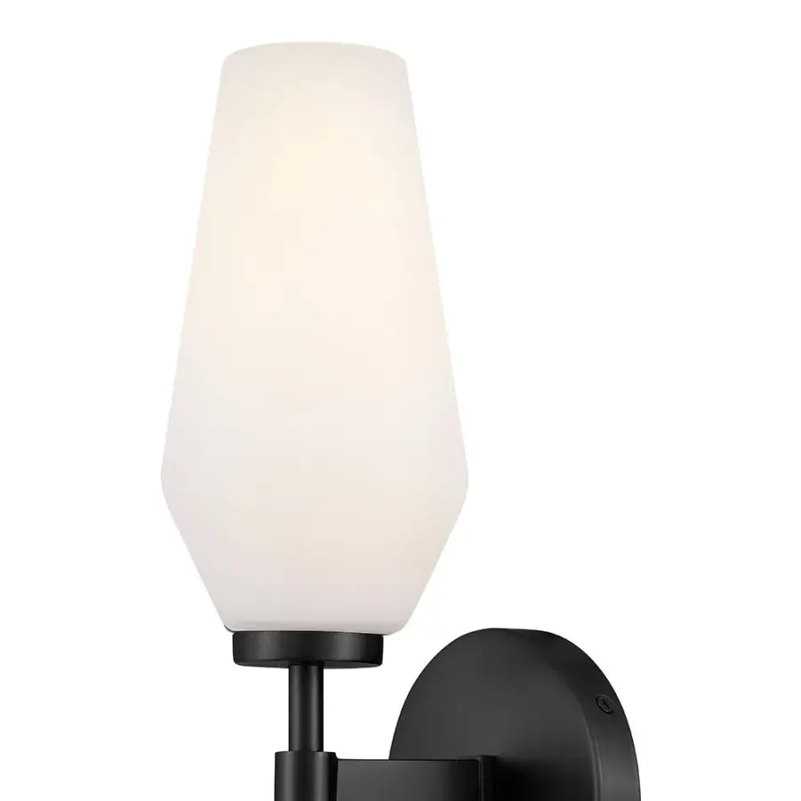 Gio Large Two Light Sconce in Black - Image 3