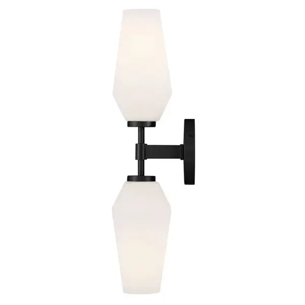 Gio Large Two Light Sconce in Black - Image 5
