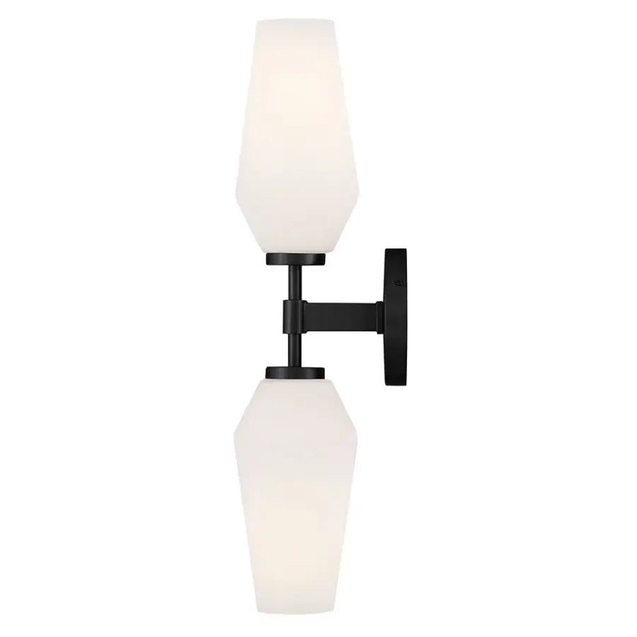 Gio Large Two Light Sconce in Black - Image 5