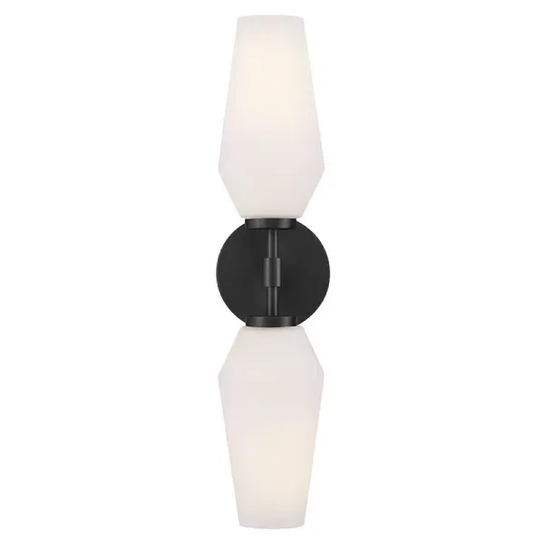 Gio Large Two Light Sconce in Black - Image 6