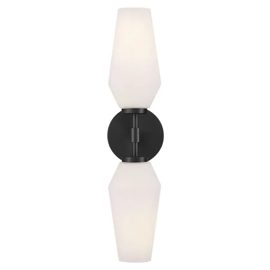 Gio Large Two Light Sconce in Black - Image 6