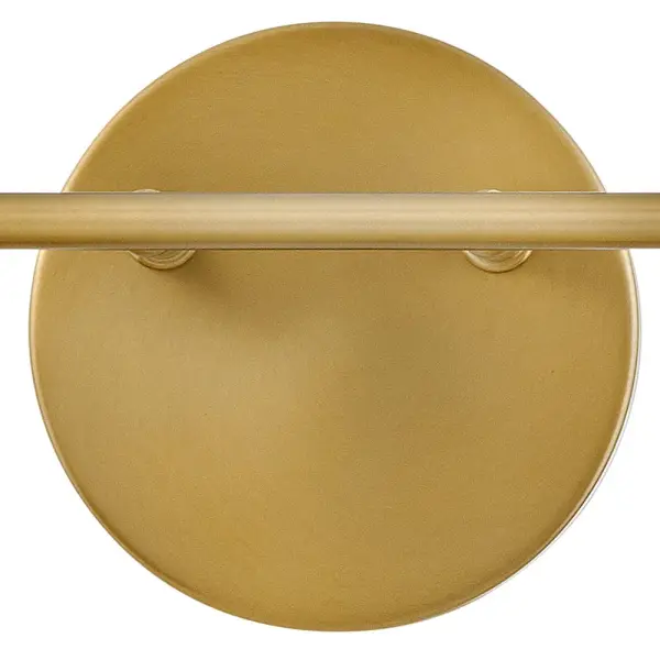 Haddie Small Two Light Vanity in Black with Brass - Image 8
