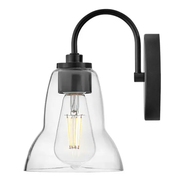Vera Small Single Light Vanity in Black - Image 5