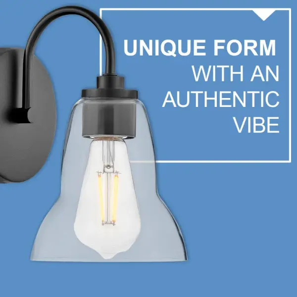 Vera Small Single Light Vanity in Black - Image 6