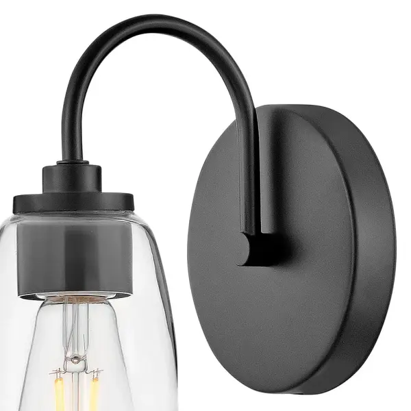 Vera Small Single Light Vanity in Black - Image 7