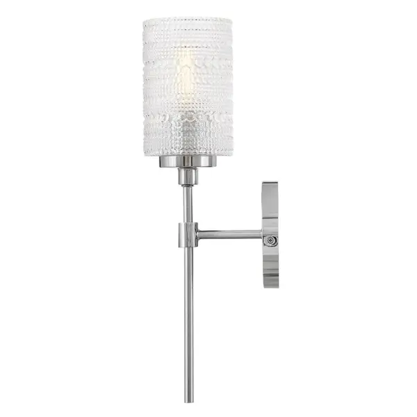 Mabel Medium Single Light Sconce in Chrome - Image 6
