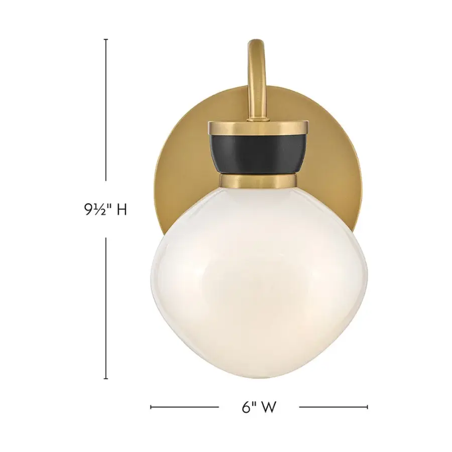 Lucy Small Single Light Sconce - Image 1