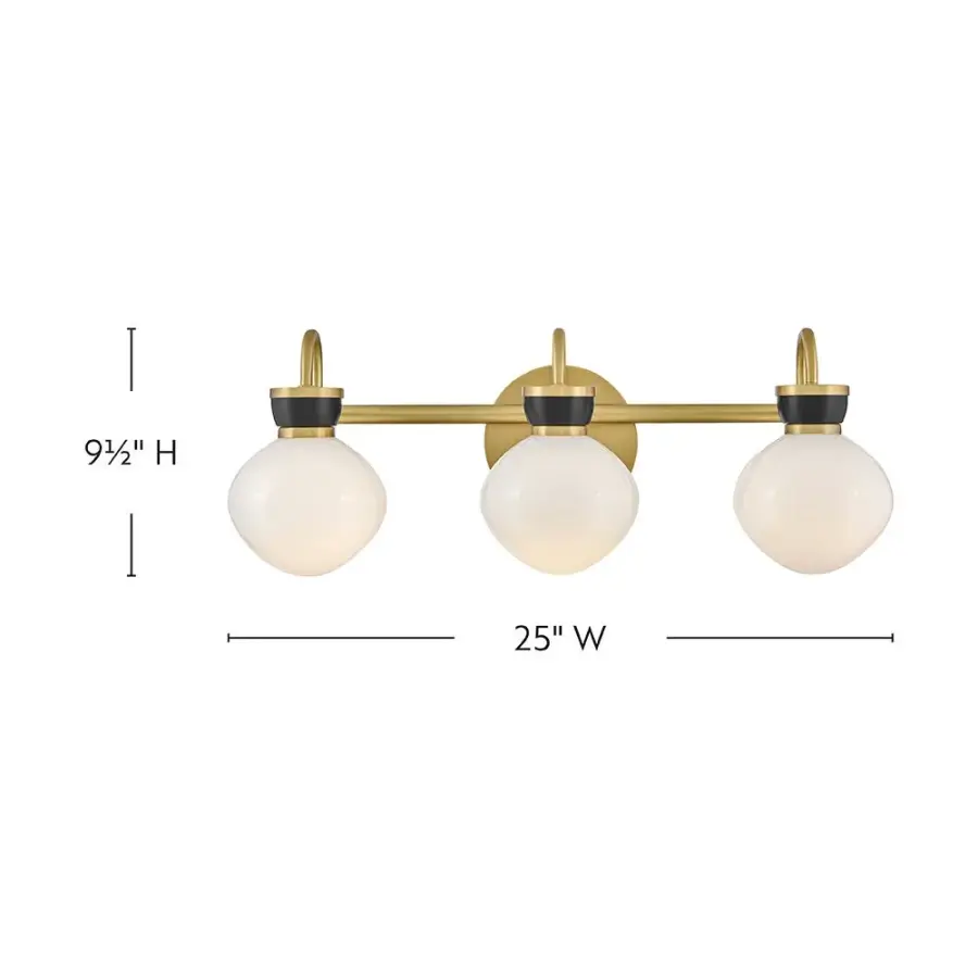 Lucy Medium Three Light Vanity - Image 2