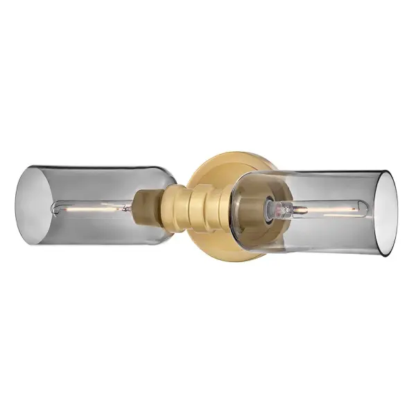 Naomi Medium Two Light Sconce in Lacquered Brass - Image 3