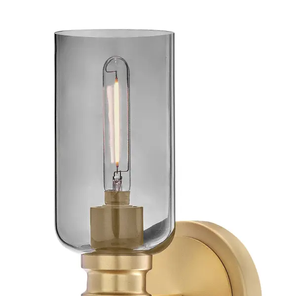 Naomi Medium Two Light Sconce in Lacquered Brass - Image 4
