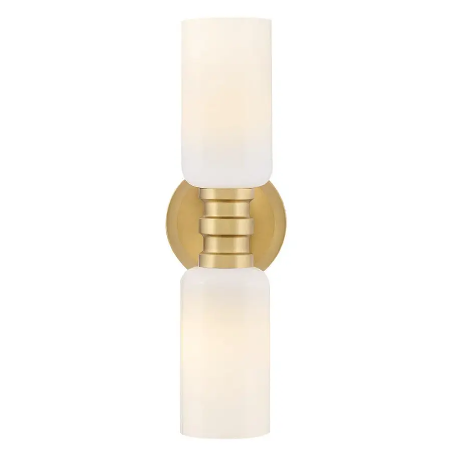 Naomi Medium Two Light Sconce in Lacquered Brass - Image 6