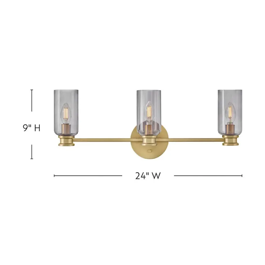 Naomi Medium Three Light Vanity - Image 1