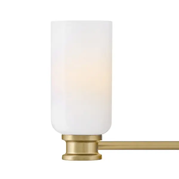 Naomi Medium Three Light Vanity in Lacquered Brass - Image 3