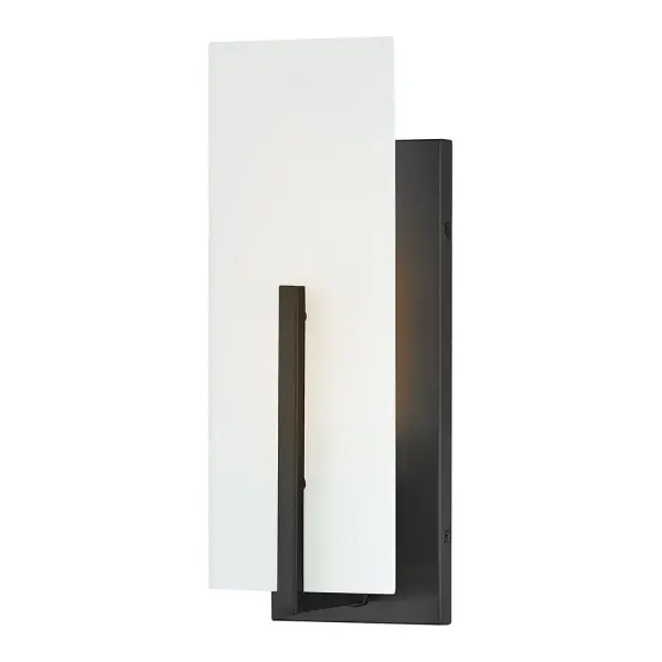 Roman Medium Single Light Sconce in Black - Image 1