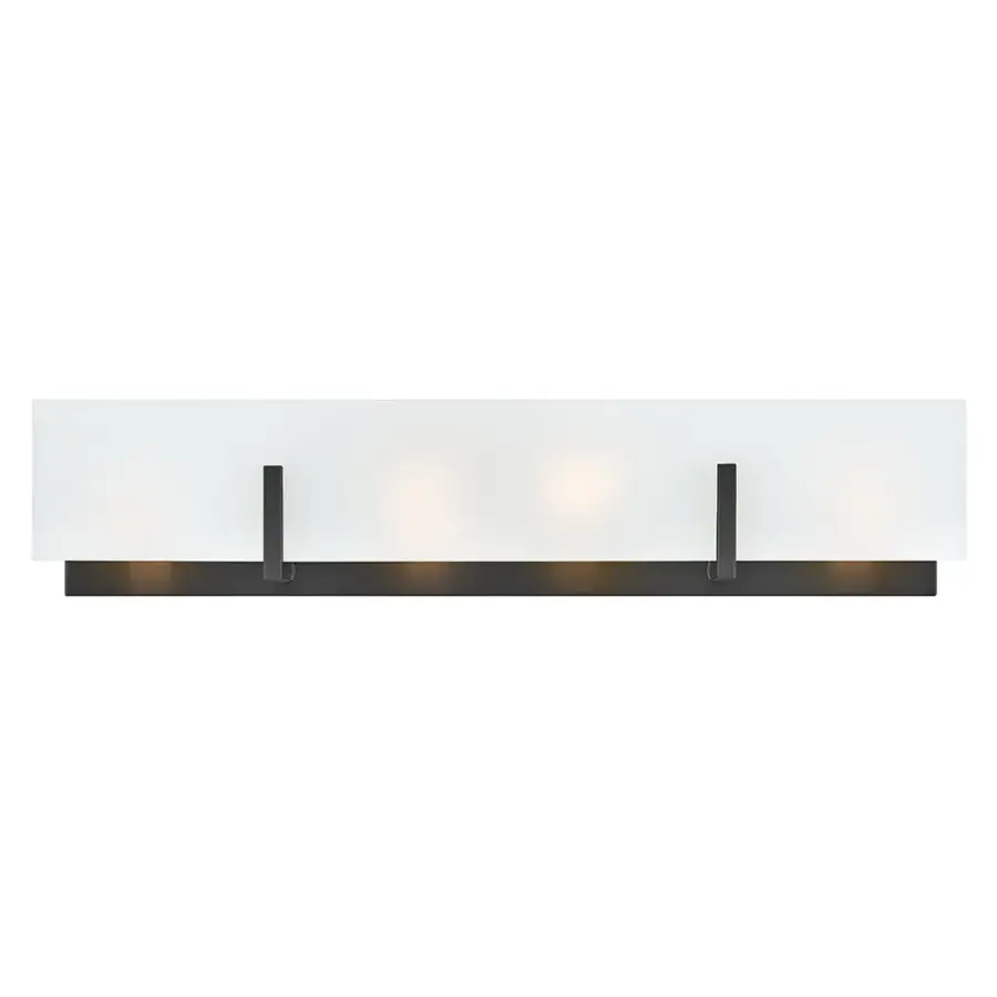 Roman 4-Light Vanity in Black - Image 1