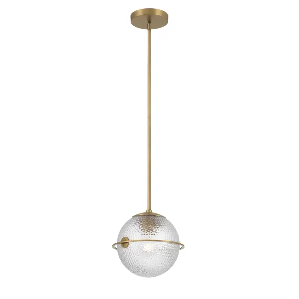 Luniva 9" Mini Pendant in Legacy Brass - Image 8