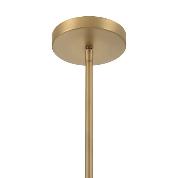 Luniva 8" Mini Pendant in Legacy Brass - Image 5