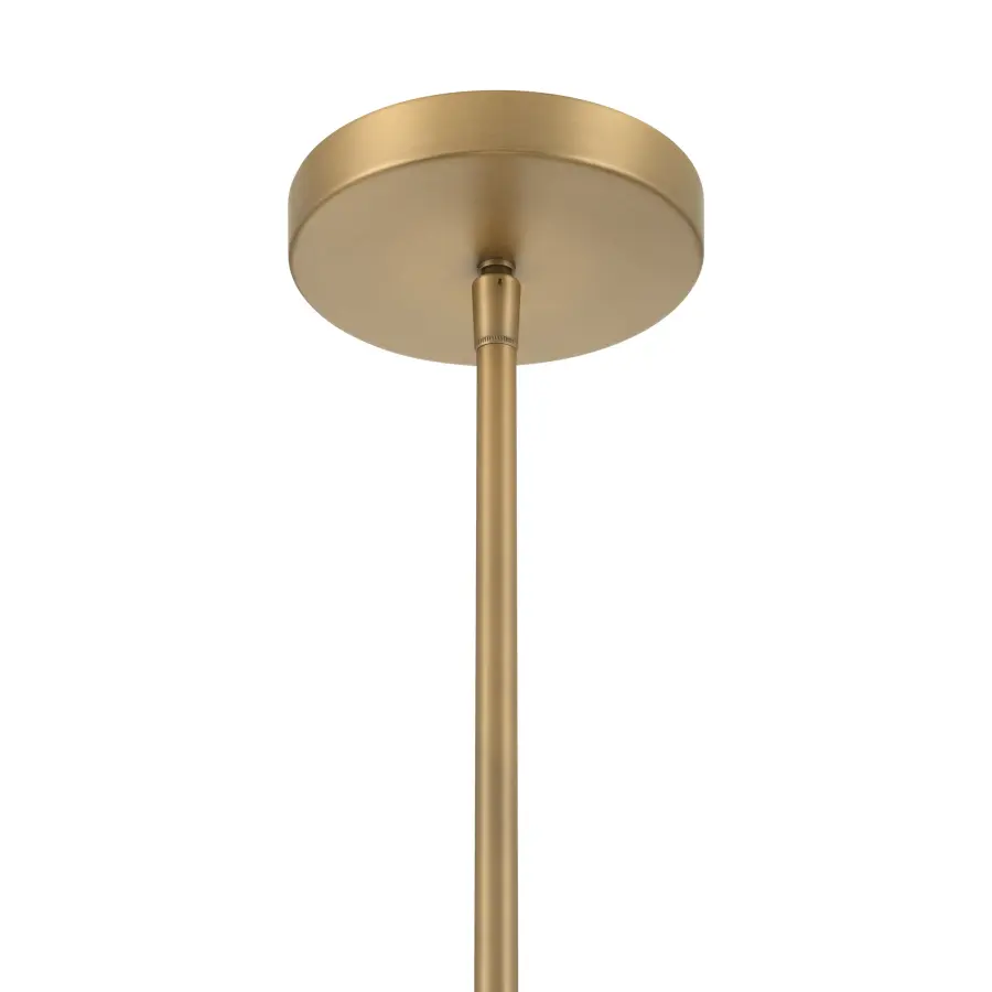 Luniva 8" Mini Pendant in Legacy Brass - Image 5