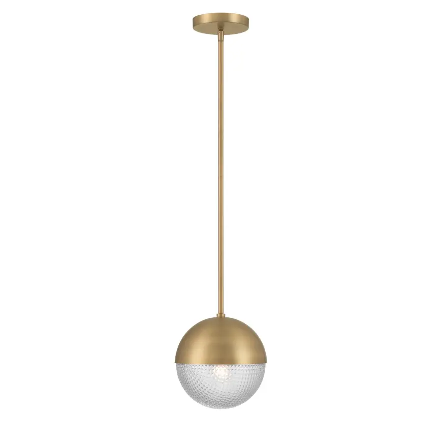 Luniva 8" Mini Pendant in Legacy Brass - Image 10