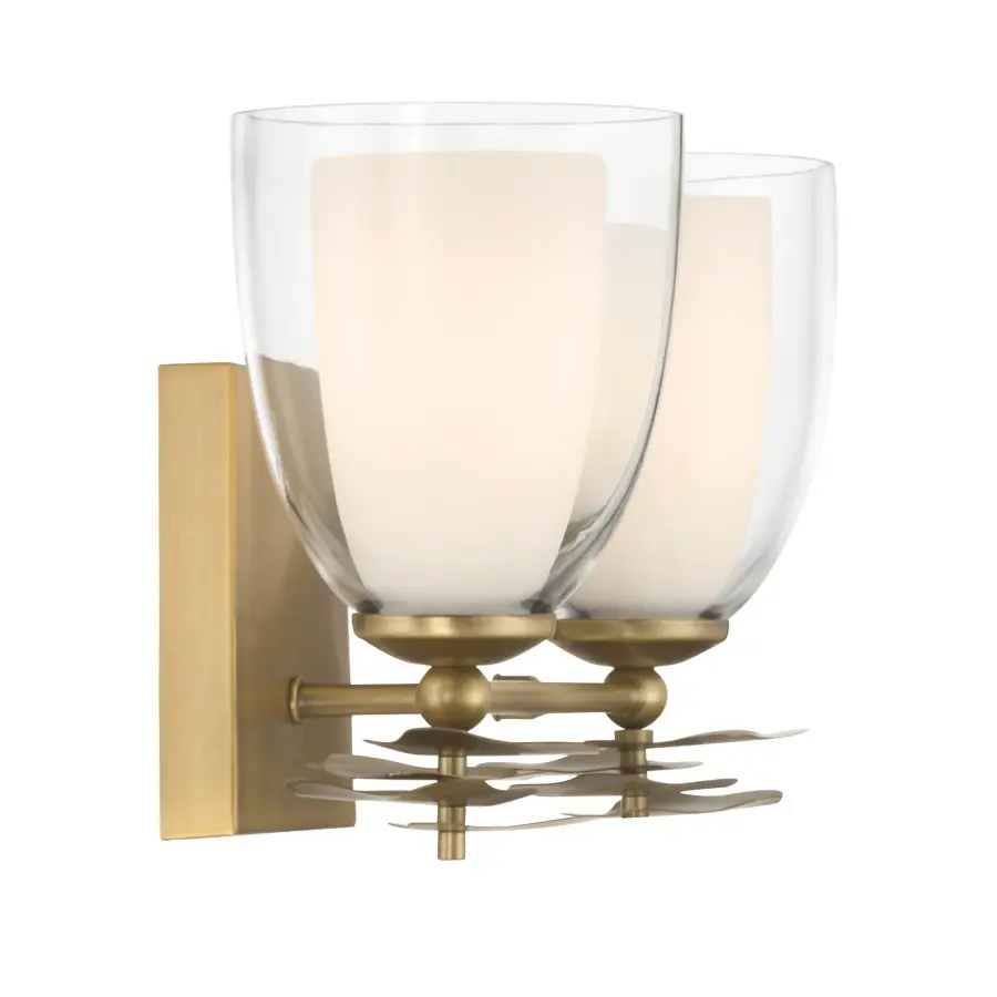 Elowen 2-Light Vanity in Legacy Brass - Image 5