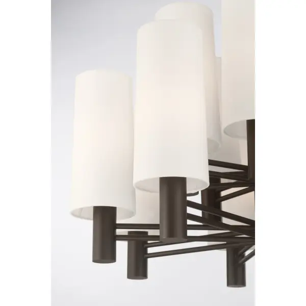 Draxen 34" 16-Light Chandelier in Dark Bronze - Image 8