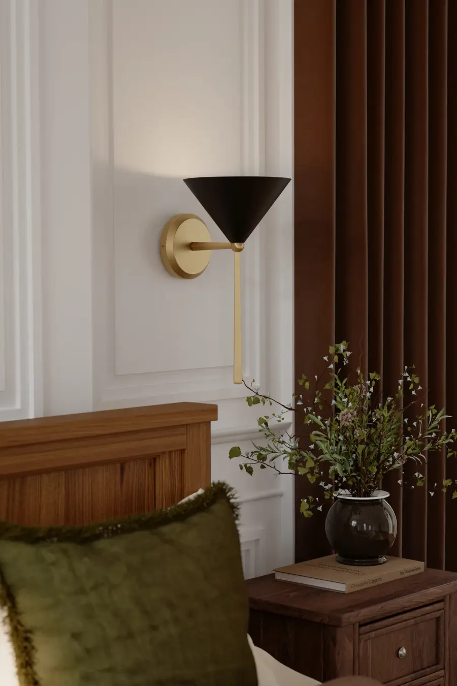 Cortan 15" 1-Light Bath Sconce in Legacy Brass - Image 2