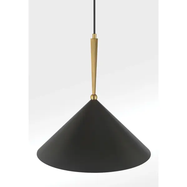 Cortan 16" 1-Light Pendant in Legacy Brass - Image 7