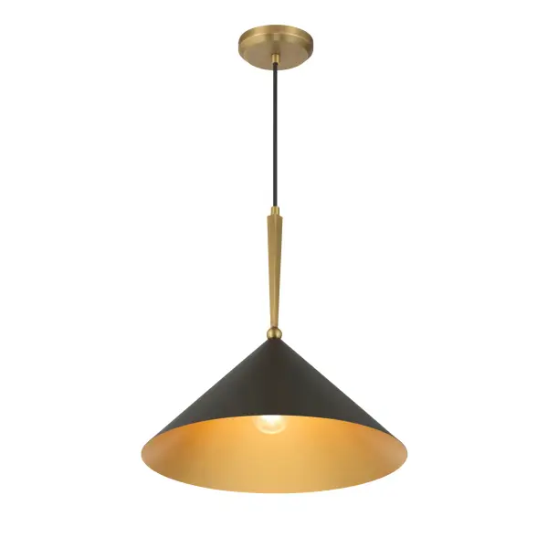 Cortan 16" 1-Light Pendant in Legacy Brass - Image 8