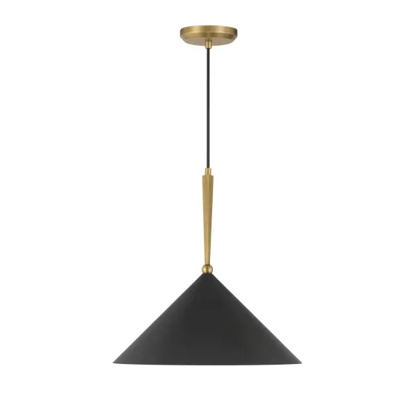 Cortan 16" 1-Light Pendant in Legacy Brass - Image 10