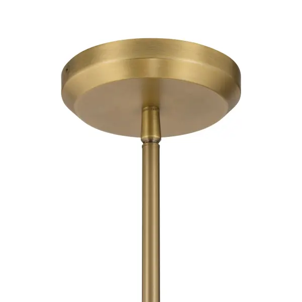 Cortan 36" 6-Light Chandelier in Legacy Brass - Image 4