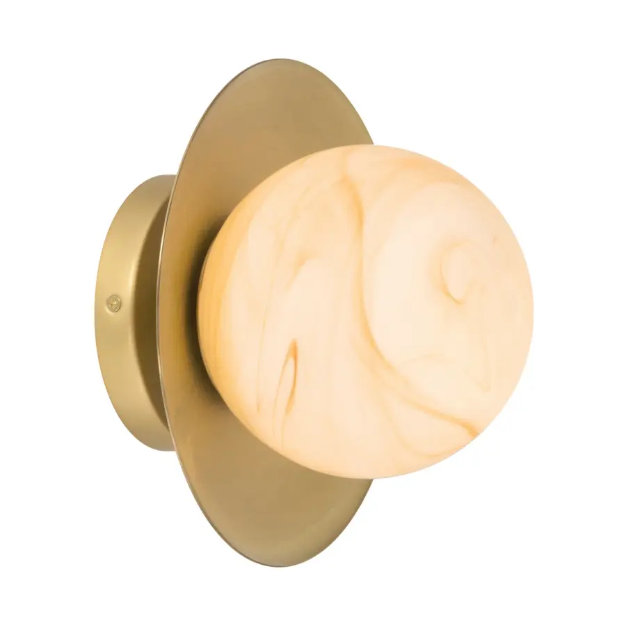 Olenne 9" 1-Light Bath Sconce in Legacy Brass - Image 1