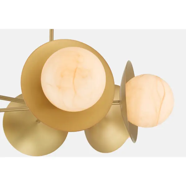 Olenne 28" 6-Light Pendant in Legacy Brass - Image 5