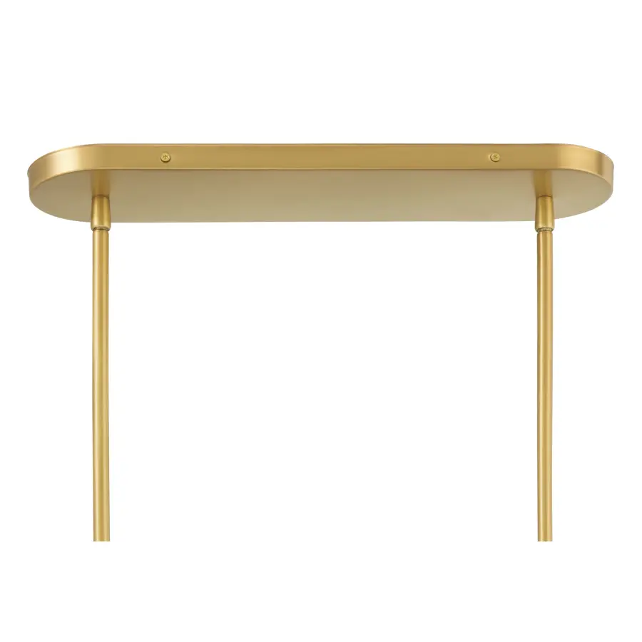 Olenne 64" 5-Light Linear Chandelier in Legacy Brass - Image 3