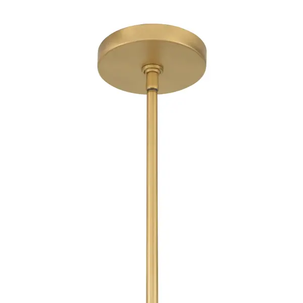 Olenne 42" 8-Light Pendant in Legacy Brass and Dark Matte Black - Image 6