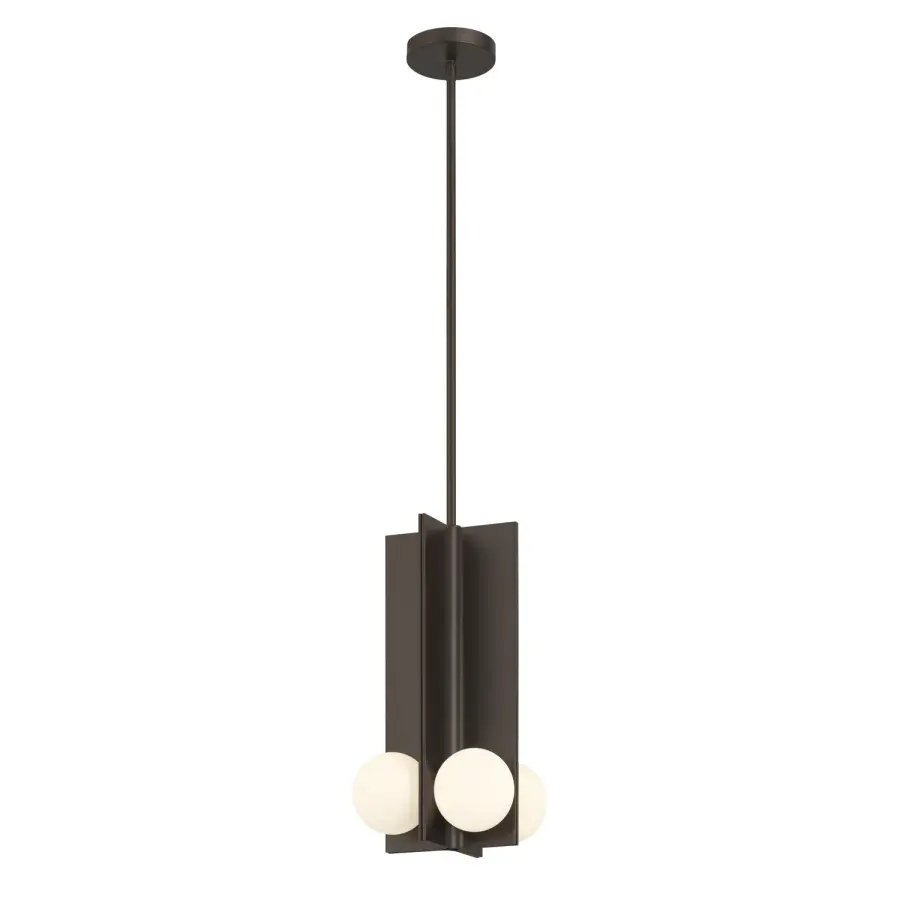Vestra 10.5" LED Pendant in Dark Bronze - Image 1