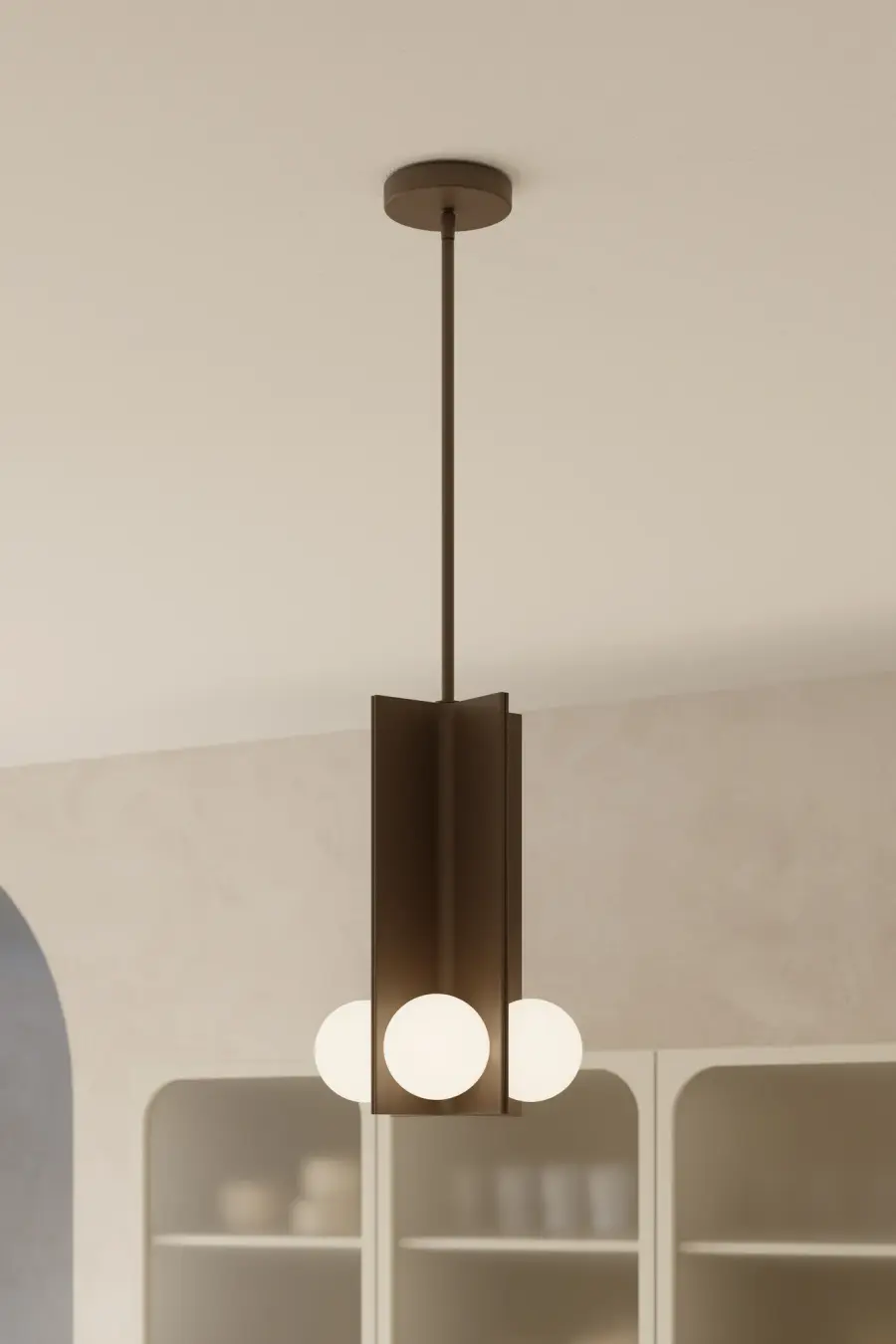 Vestra 10.5" LED Pendant in Dark Bronze - Image 2