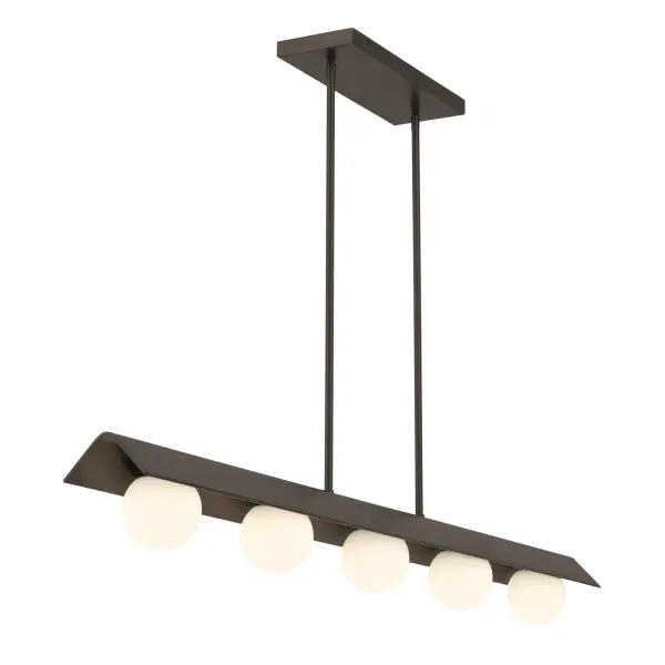 Vestra 54" LED Linear Chandelier in Dark Bronze - Image 8