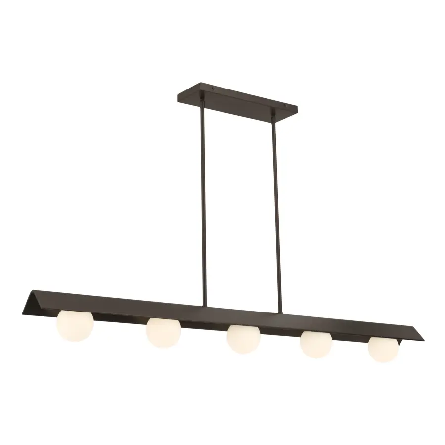 Vestra 54" LED Linear Chandelier in Dark Bronze - Image 9