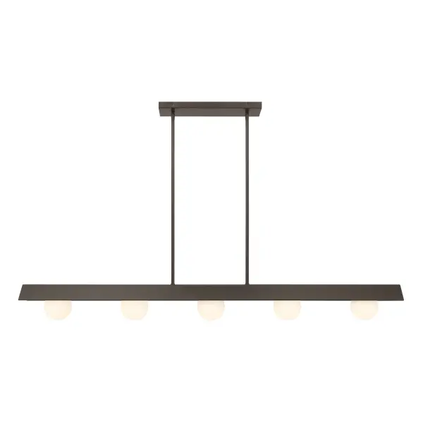 Vestra 54" LED Linear Chandelier in Dark Bronze - Image 10