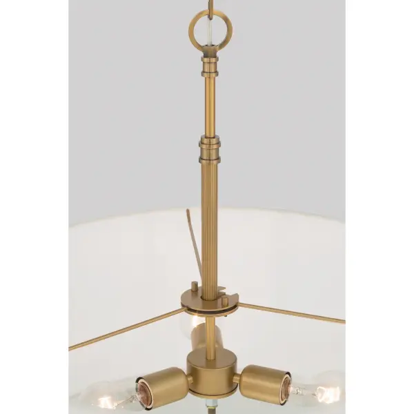 Molvene 24" 3-Light Pendant in Legacy Brass - Image 5