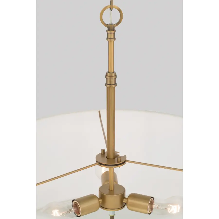 Molvene 24" 3-Light Pendant in Legacy Brass - Image 5