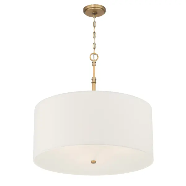 Molvene 24" 3-Light Pendant in Legacy Brass - Image 7