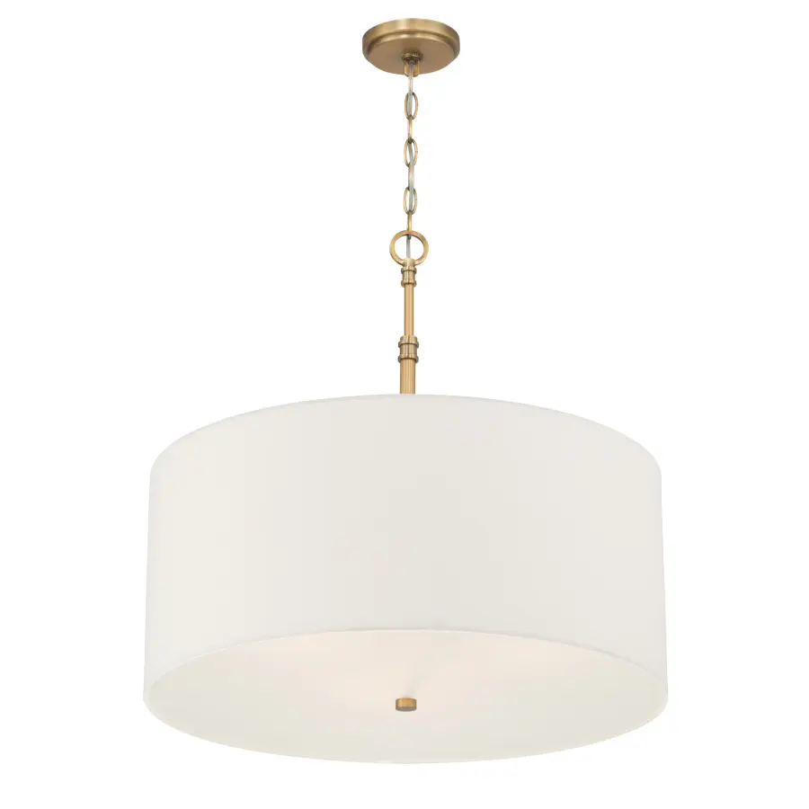 Molvene 24" 3-Light Pendant in Legacy Brass - Image 7
